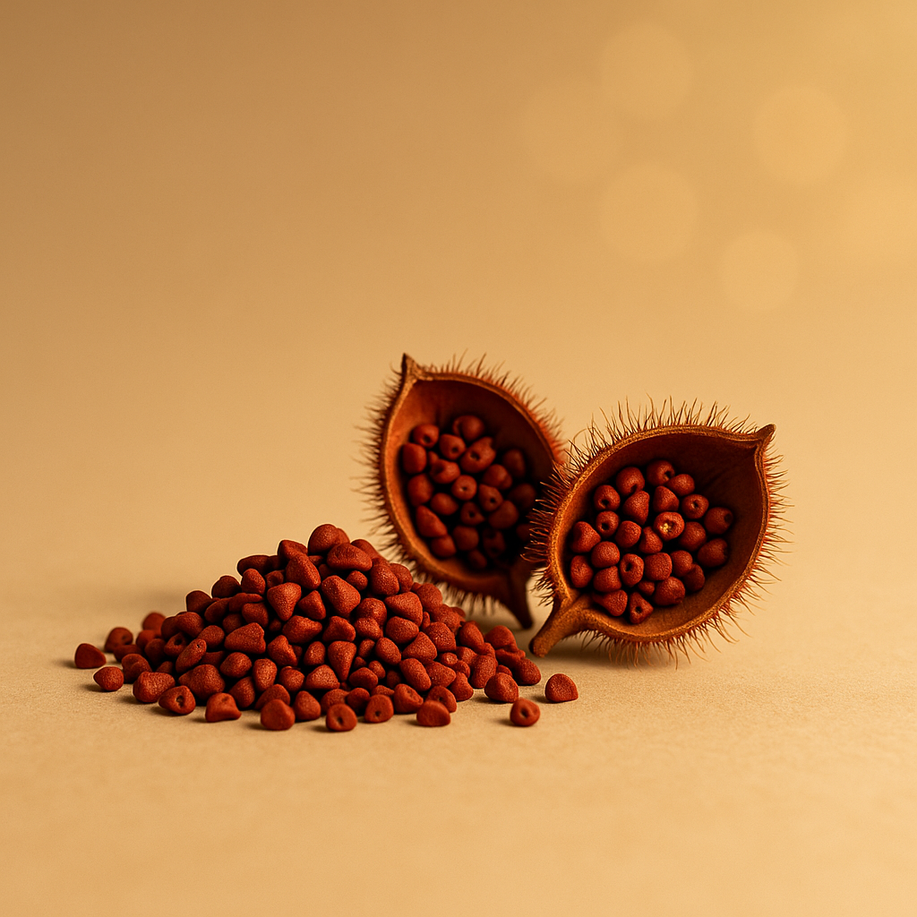 Urucum (annatto) – semillas ricas en carotenoides